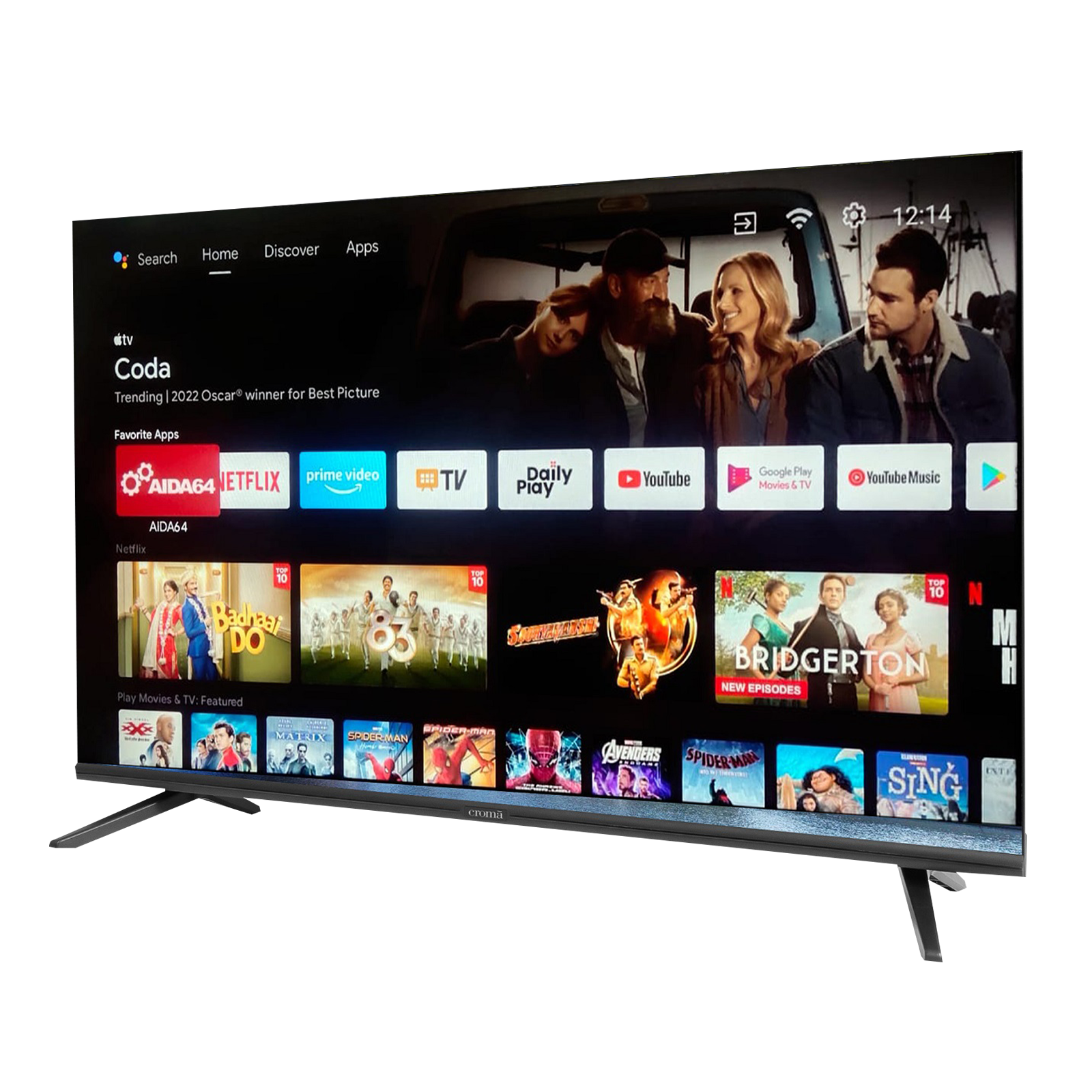 Buy Croma 80 Cm 32 Inch HD Ready LED Smart Android TV With Google 